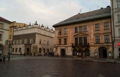 View of Prelates' House and Lamelli House from Little Market Square, Kraków