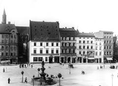 Neumarkt with Neptune Fountain in Breslau