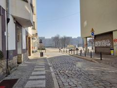 Wrocław, Nożownicza Street intersection with Jodłowa Street and Nowy Targ Square