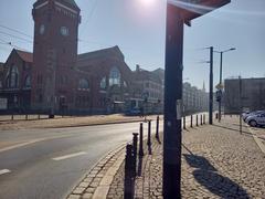 Wrocław Piaskowa Street with Hala Targowa nr 1