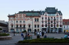 Plac Szczepański in Kraków, Poland