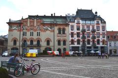 Plac Szczepański in Kraków, Poland