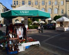 Sunday Market stall in Plac Szczepański in Kraków, Poland