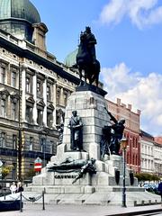 Grunwald Monument in Kraków, Poland