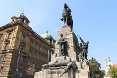 Grunwald Monument in Plac Jana Matejki, Kraków