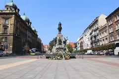 Grunwald Monument at Plac Jana Matejki in Kraków