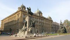 Battle of Grunwald monument in Kraków, Poland