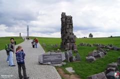 Remains of the original Grunwald Victory Monument in Krakow, funded by Ignacy Paderewski