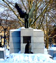 Memorial to Katyn Massacre Victims in Wrocław's Juliusz Słowacki Park