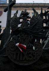 Crosses of the Memorial of the Deported in Paris