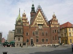 Historic Breslau Rathaus with intricate architectural design