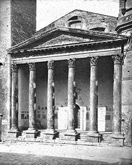 Roman temple in Assisi, Italy