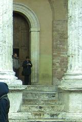 Panoramic view of Santa Maria Church in Assisi