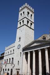 Scenic view of Assisi with historic architecture