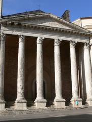 Temple of Minerva in Assisi with classical façade