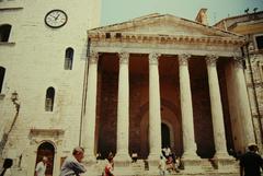 Assisi Roman Temple used as a church