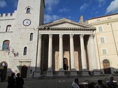 Facade of Santa Maria sopra Minerva in Assisi