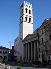 Assisi Tempio di Minerva with Torre Civica