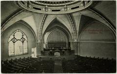 First Presbyterian Church in Indiana, Pennsylvania from a pre-1923 postcard