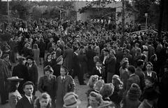 Dancing at Alppilava in black and white