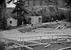 Vesilinna open-air theater construction site