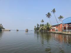 Alleppey Backwaters in Kerala, India