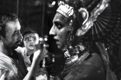 Child's first glance at a Theyyam dancer