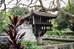 One Pillar Pagoda in Hanoi, Vietnam