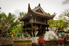 One Pillar Pagoda in Hanoi, Vietnam