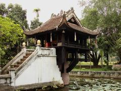 One Pillar Pagoda, historic Buddhist temple in Hanoi, Vietnam.