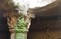 Cistern at Buddhist caves, Uperkot, Junagadh