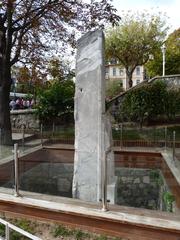 Milion Stone in Istanbul erected in early 4th century AD, the starting point of Via Egnatia.