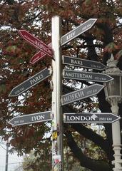 Milion Marker in Istanbul with distance inscriptions