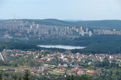 View of Bílá Hora and Bolevec