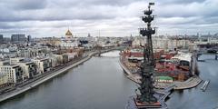 Statue of Peter the Great in Moscow