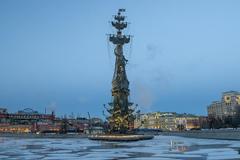 Statue of Peter the Great in Moscow