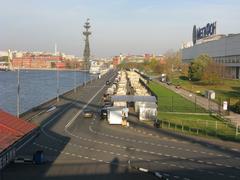 Statue of Peter the Great in Moscow