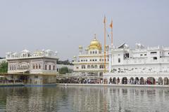 The Golden Temple reflecting in the Amrit Sarovar