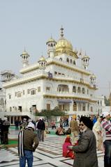 The Akal Takht Sahib in the Golden Temple Complex, Amritsar, Punjab, India