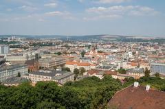 Brno view from Spilberk Castle