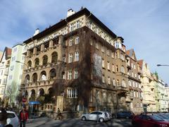 Corner building in Brno