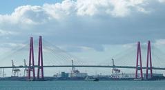 Meiko Nishi Bridge in Nagoya, Japan