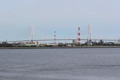 Meiko-Chuo Bridge from Fujimae at sunset