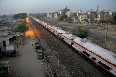 Soil pollution around train tracks