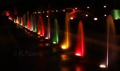 Water fountains at Ajwa Nimeta gardens