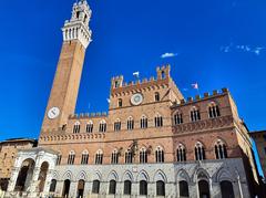 Siena Palazzo Pubblico in the morning light