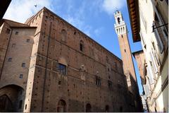 Siena cityscape with historic buildings and rooftops