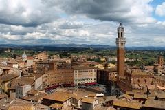 Palazzo Pubblico in Italy from above