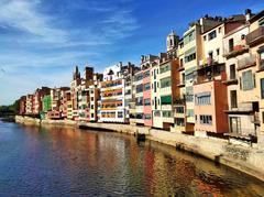 riverfront buildings in Girona