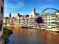 Riverside houses along the Onyar River in Girona